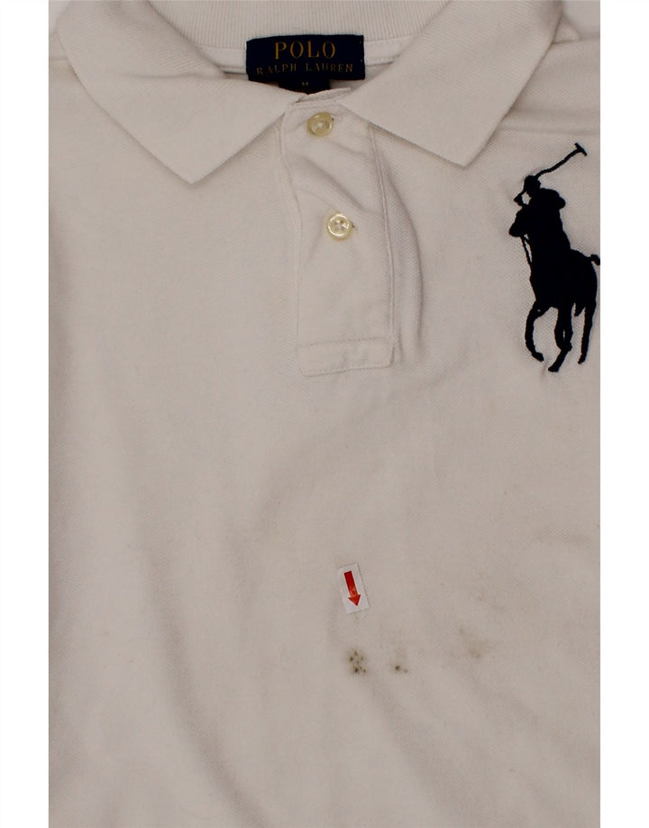 POLO RALPH LAUREN Polo graphique garçon 10-11 ans blanc moyen