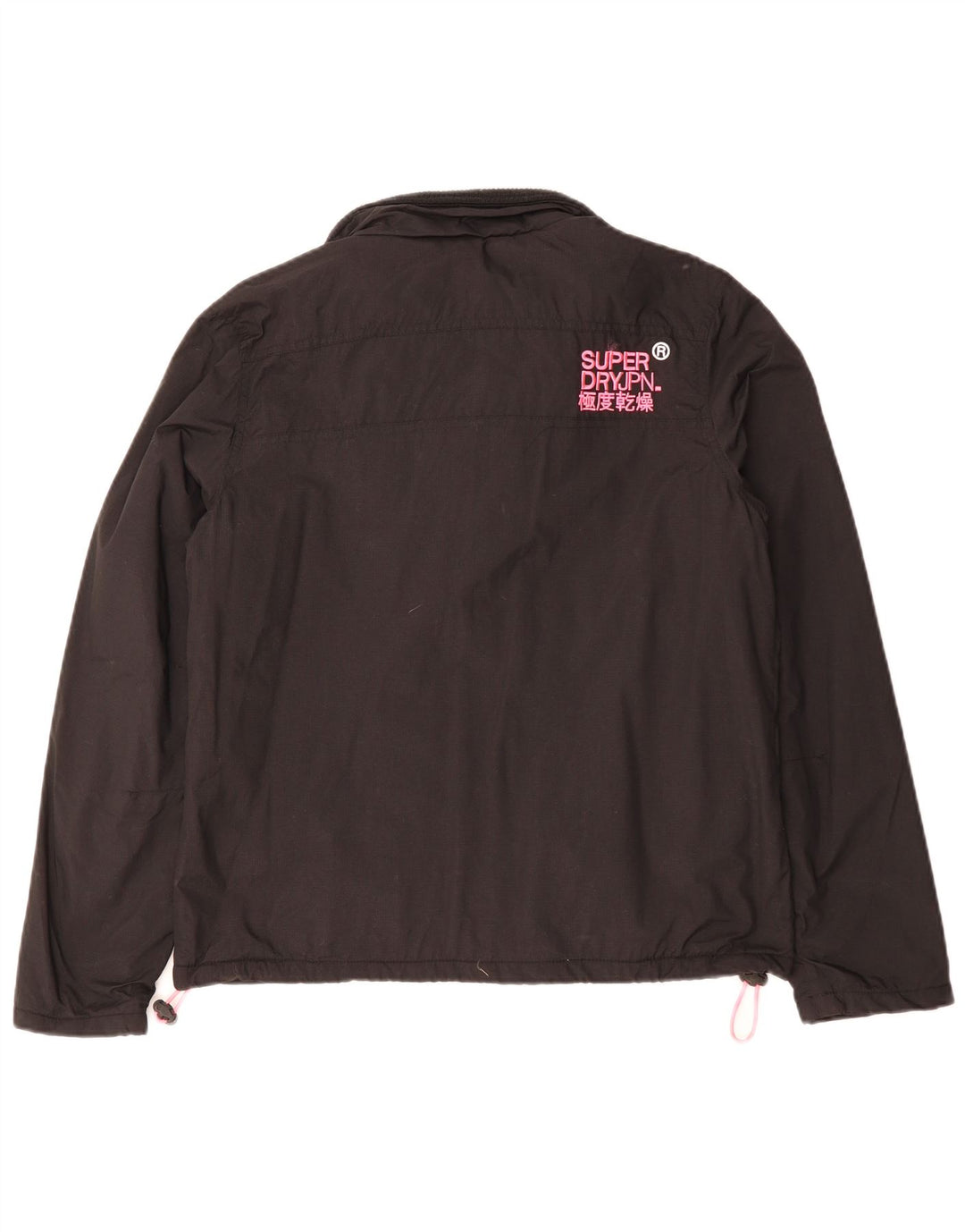 SUPERDRY Veste coupe-vent The Windhiker pour femme UK 16 Large Noir