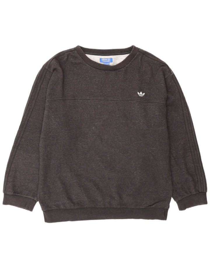 Adidas Sweat-shirt pour homme XL Gris Coton