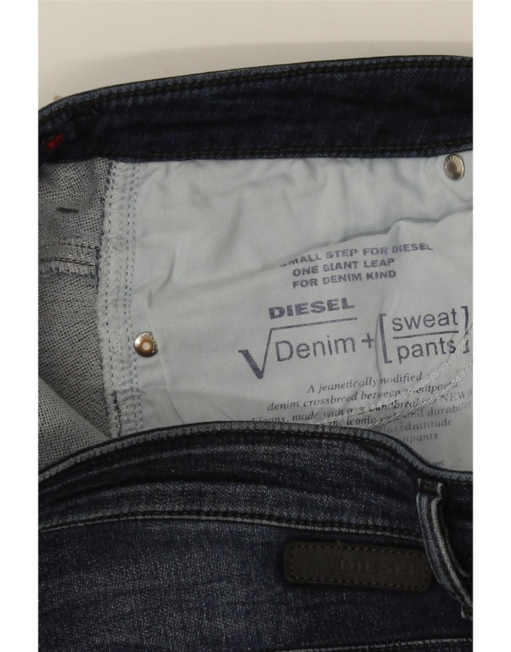 DIESEL Jean Slim Crop Femme W27 L24 Bleu Coton
