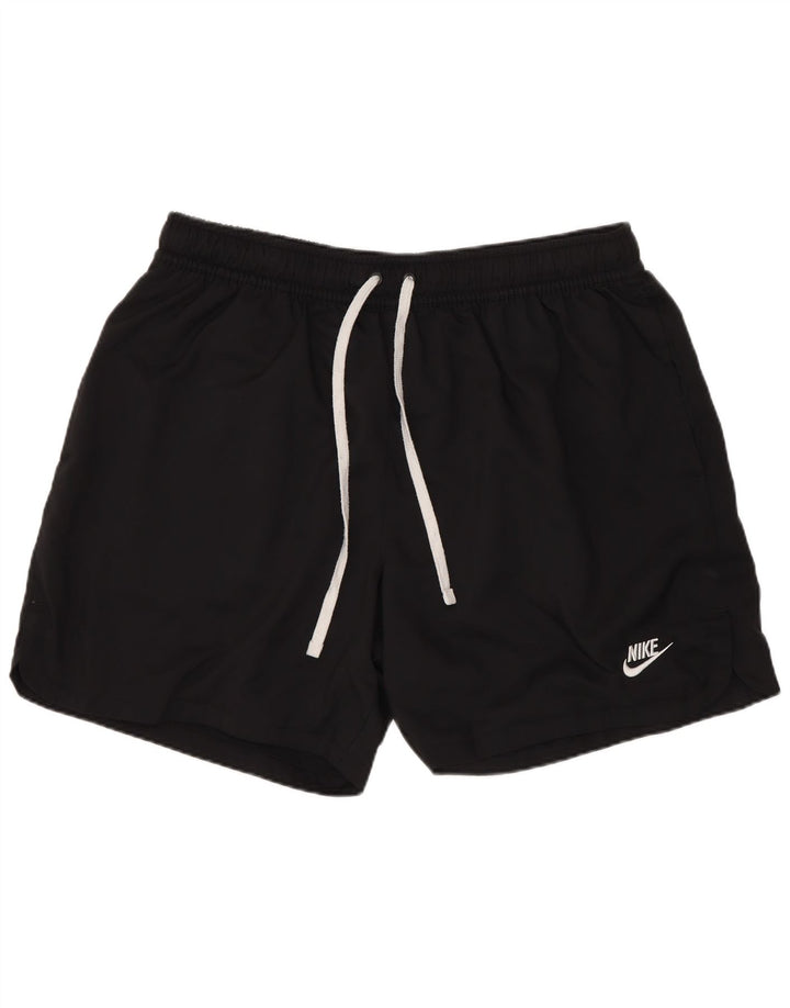 Short de sport Nike pour hommes, grand, noir, polyester