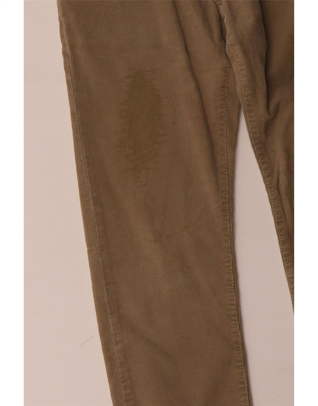 CARHARTT Pantalon droit en velours côtelé pour homme W29 L34 Beige Polyester