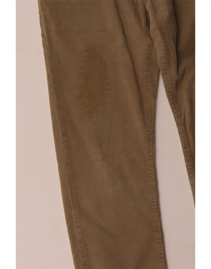 CARHARTT Pantalon droit en velours côtelé pour homme W29 L34 Beige Polyester