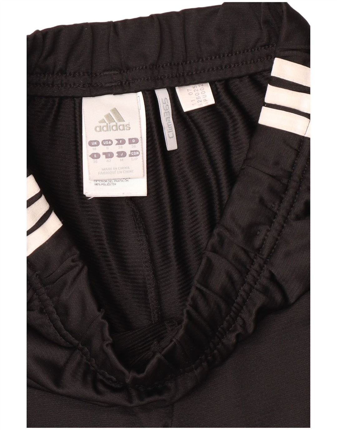Adidas Pantalon de survêtement Clima 365 pour femme UK 10 Small Noir Polyester