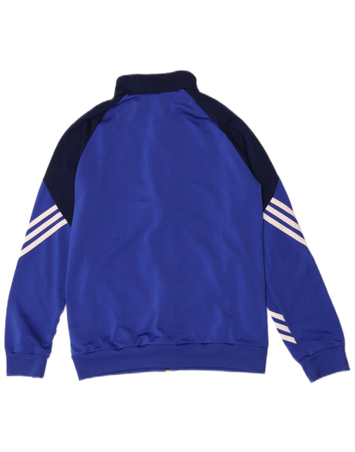 Adidas Veste de survêtement pour garçon 13-14 ans XL Bleu Colorblock Polyester