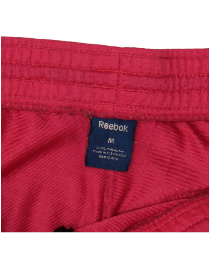 REEBOK Short de sport pour femme UK 14 Polyester color block rose moyen