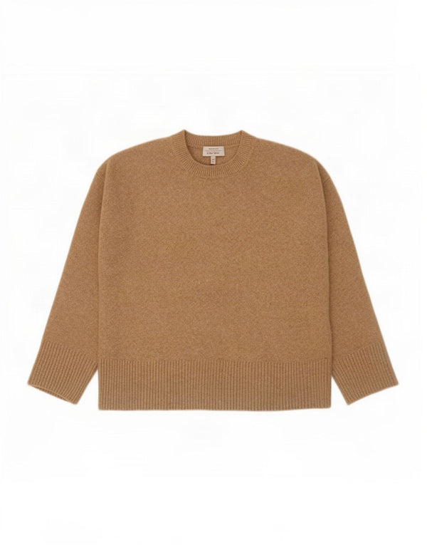 & Other Stories Womens Crew Neck Jumper Sweater UK 14 Medium Beige