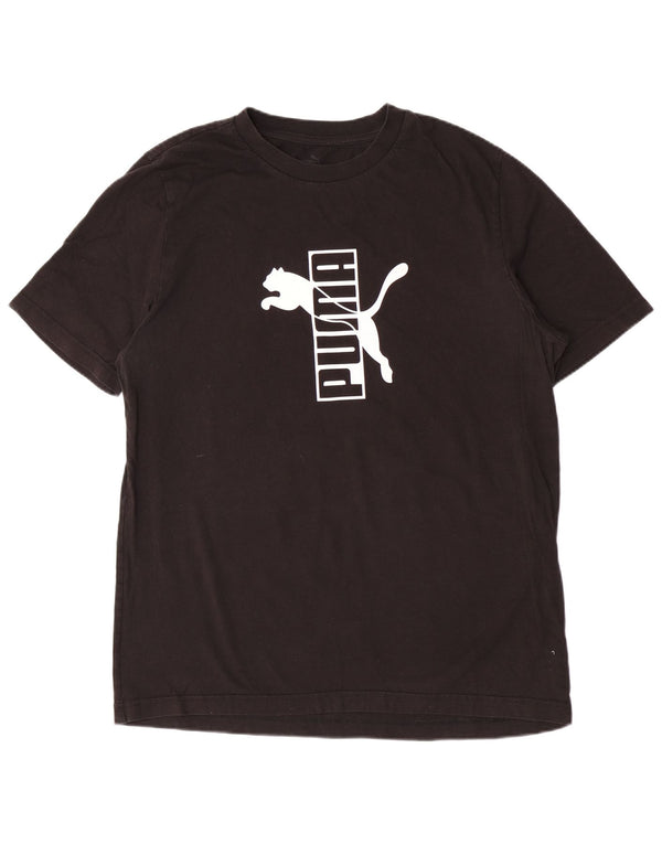 Puma T-shirt graphique pour hommes, grand, noir