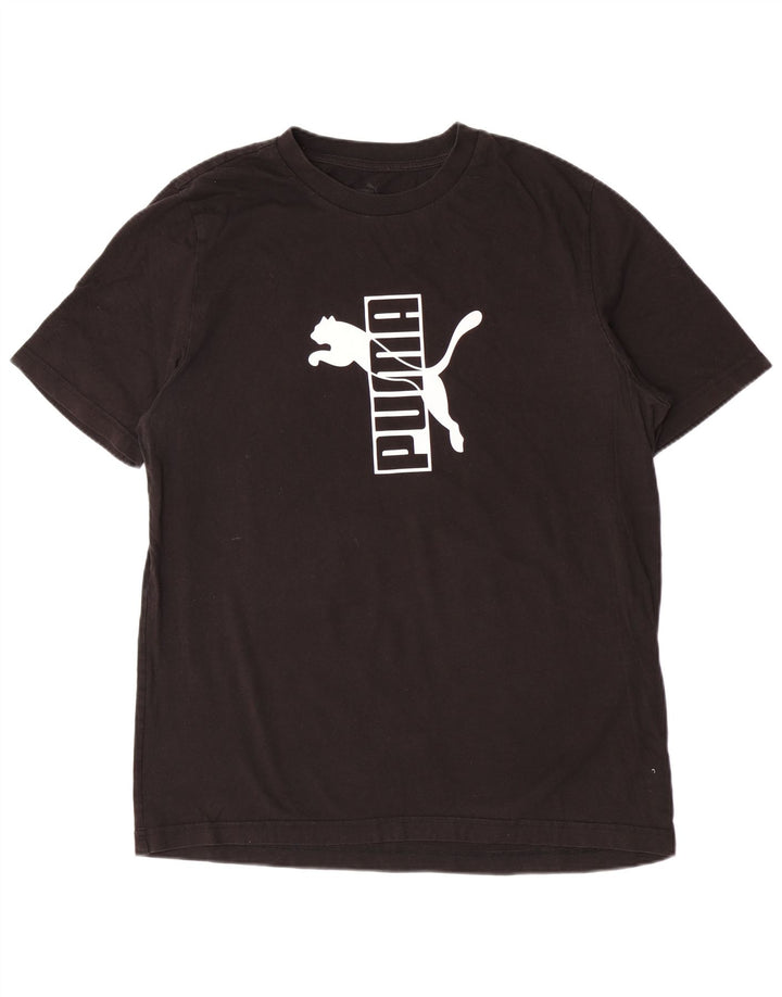 Puma T-shirt graphique pour hommes, grand, noir