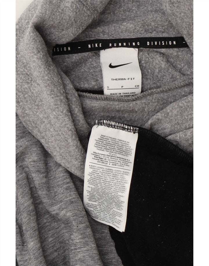 Nike Sweat-shirt à col roulé Therma-Fit pour femme - Taille S - Gris color block