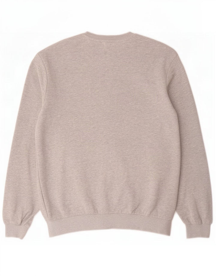 Fila Homme Sweatshirt Jumper Petit Gris Moucheté Coton