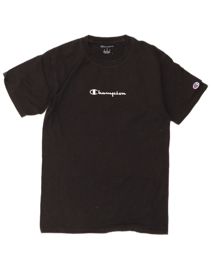 Champion T-Shirt Graphique Homme Petit Noir Coton