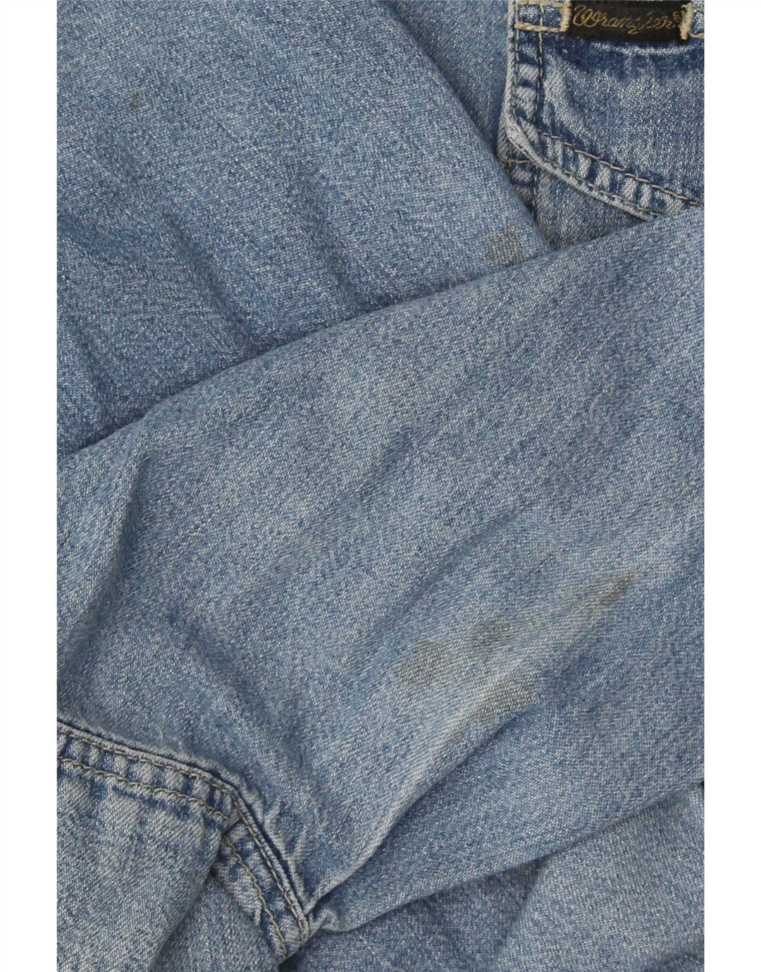 Wrangler Chemise en jean western pour homme en coton bleu moyen