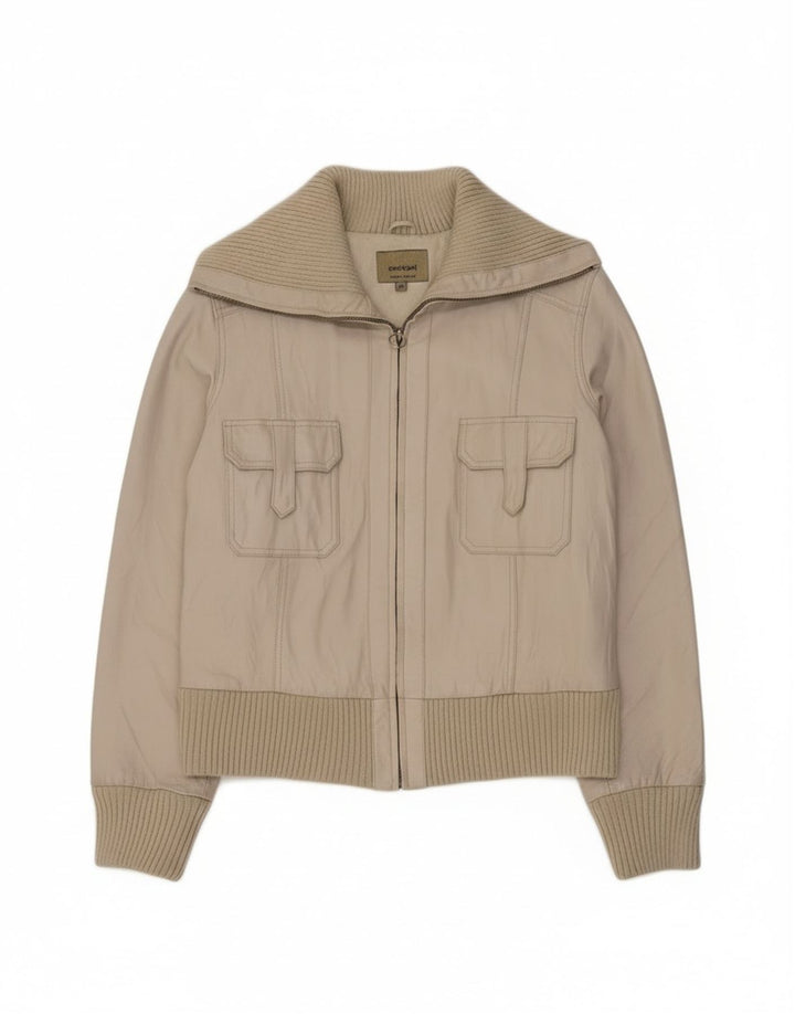 Conbipel Veste en Cuir Femme IT 48 XL Cuir Blanc