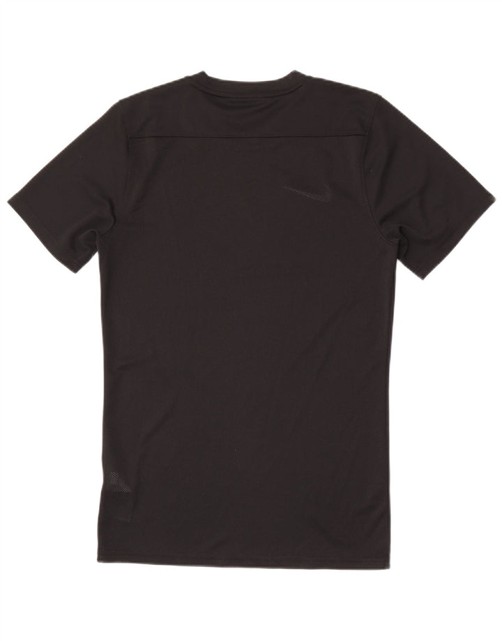 Nike Hommes Dri Fit Slim T-Shirt Haut Petit Noir Polyester