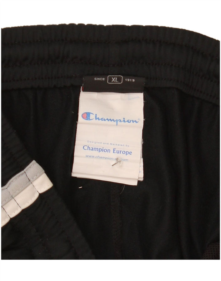 Champion Pantalon De Survêtement Homme XL Noir Colourblock Polyester