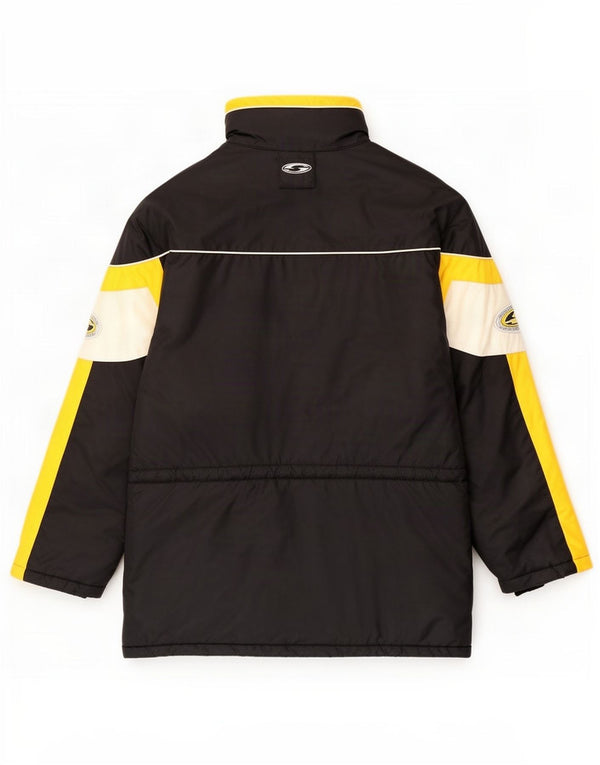 Saller Veste coupe-vent graphique pour homme UK 42 XL Noir Colourblock Polyamide