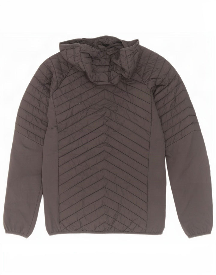 Mountain Warehouse Veste matelassée à capuche pour homme UK 34 XS Gris Polyester