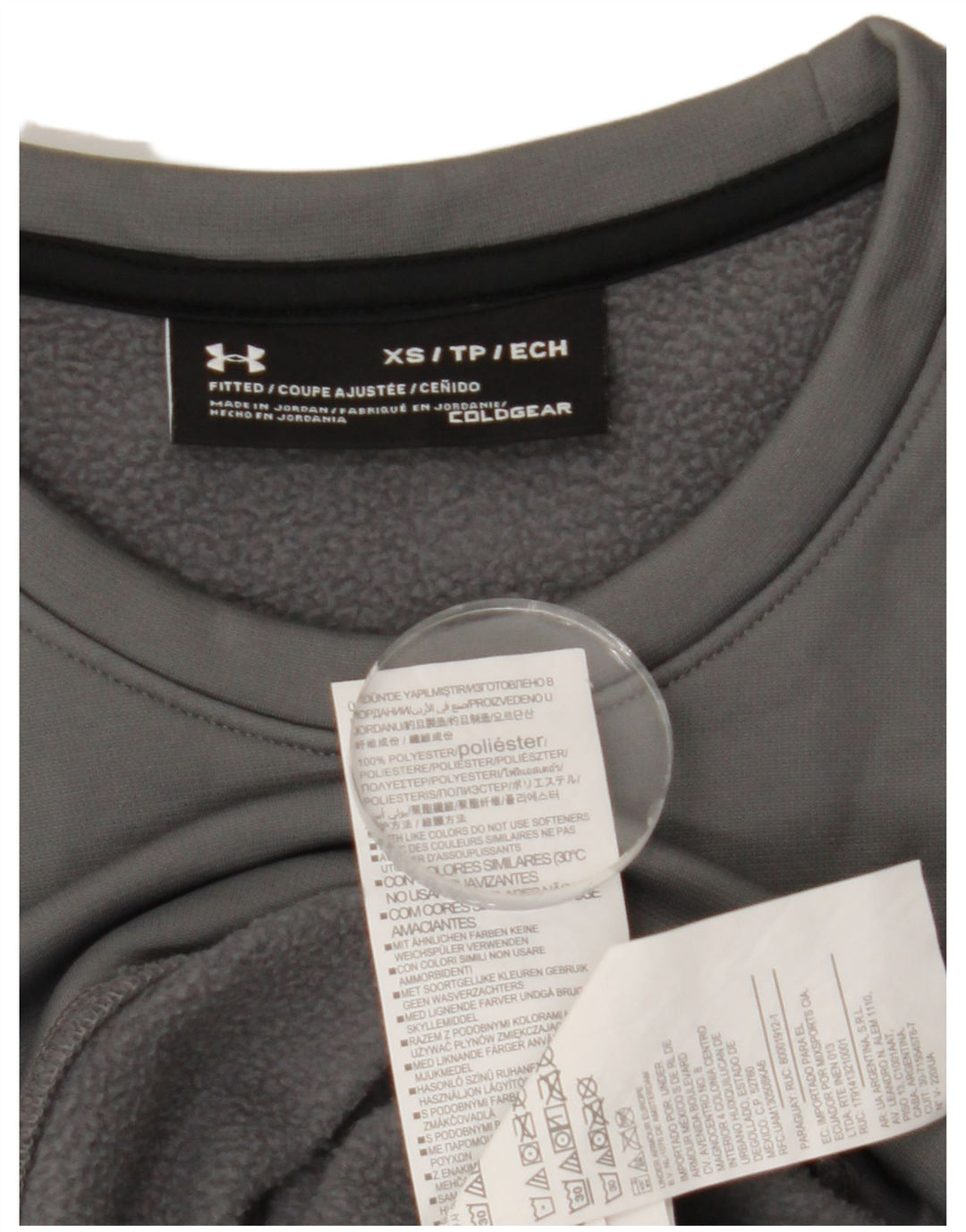 Under Armour Cold Gear Sweatshirt Jumper XS Gris Polyester