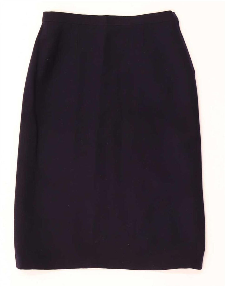 Max Mara Ensemble jupe 2 pièces pour femme IT 44 Medium W26 Bleu marine