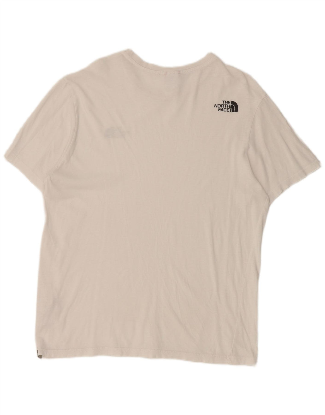 The North Face T-Shirt Top Femme Blanc Moyen Coton