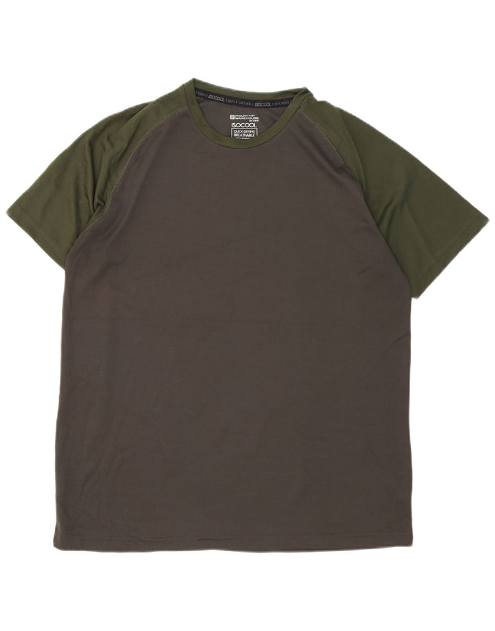Mountain Warehouse T-shirt pour homme en polyester color block grand gris