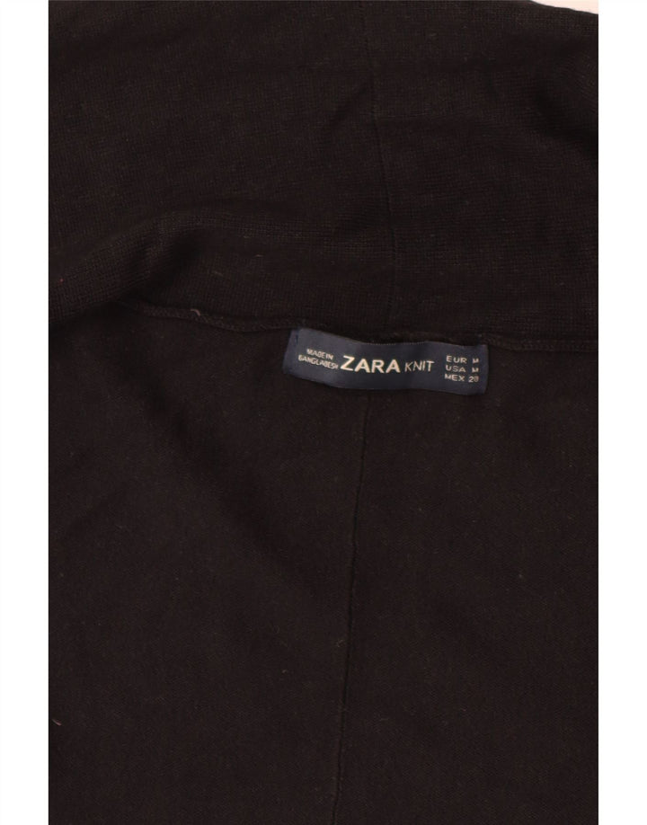 Zara Cardigan ouvert pour femme UK 12 Noir moyen