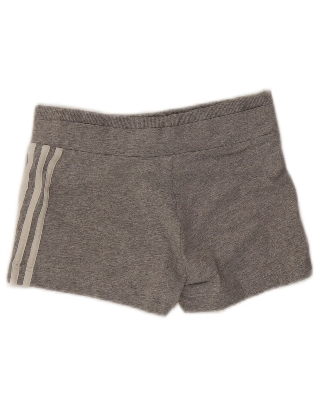 Adidas Short de sport pour femme UK 8 Petit gris moucheté