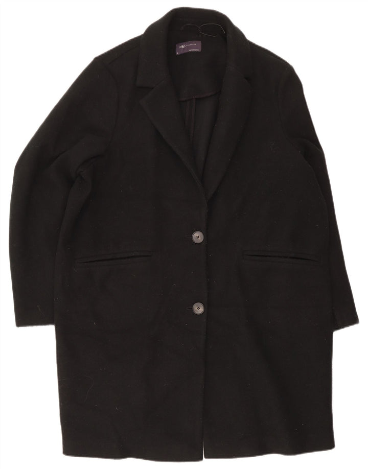 Marks & Spencer Manteau Femme UK 20 2XL Noir Polyester