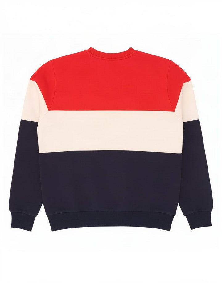 Fila Sweat-shirt pour femme UK 12 Medium Multicolore Colourblock