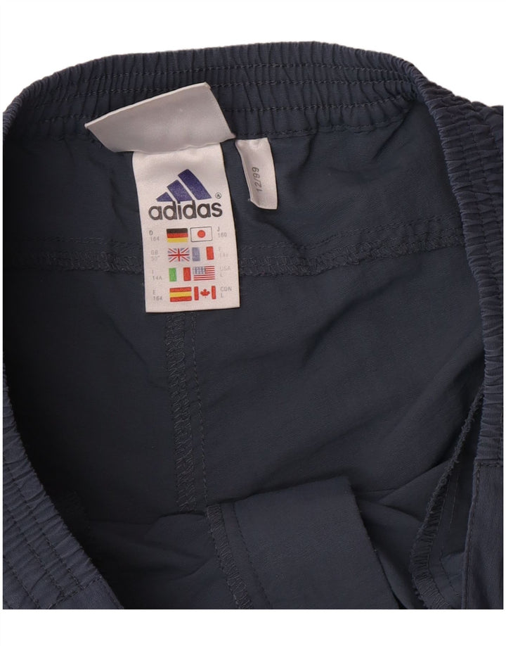 Adidas Short Cargo Garçon 13-14 Ans W30 Bleu Colorblock Polyamide