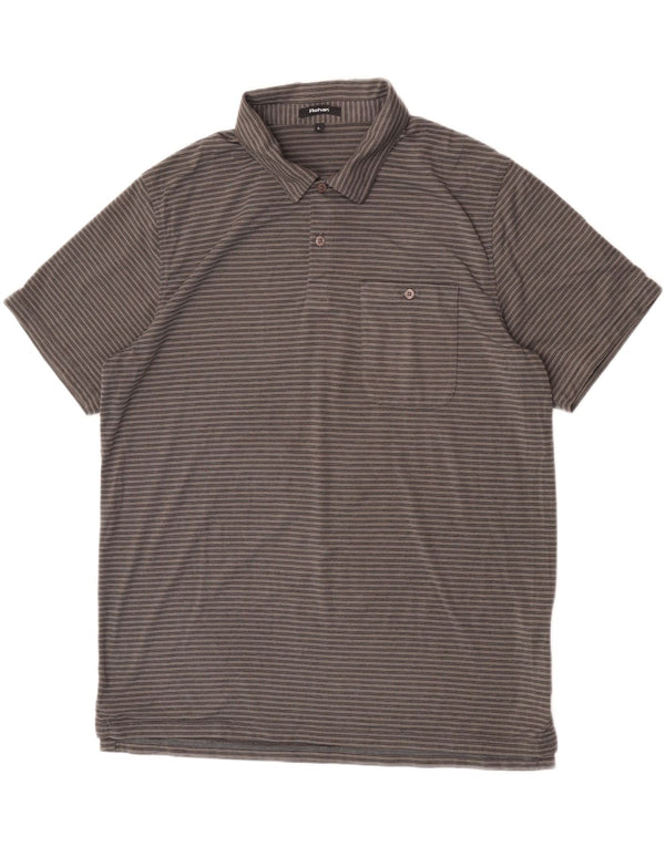 Rohan Polo Homme Grande Rayure Gris Polyester
