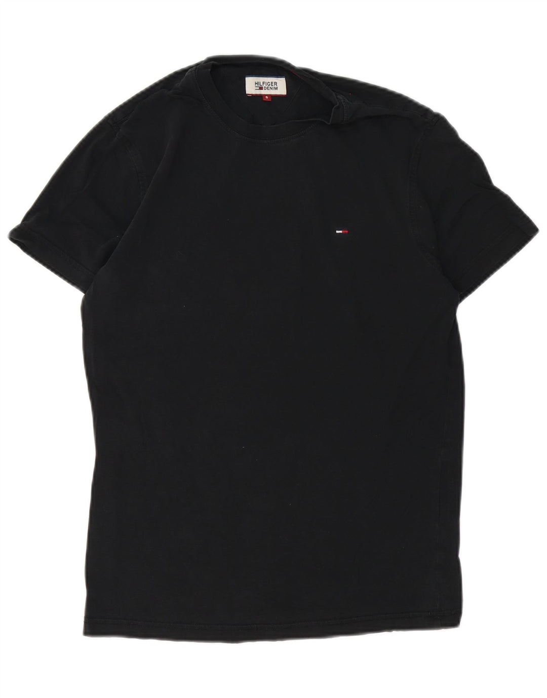 Tommy Hilfiger T-Shirt Homme Petit Noir Coton