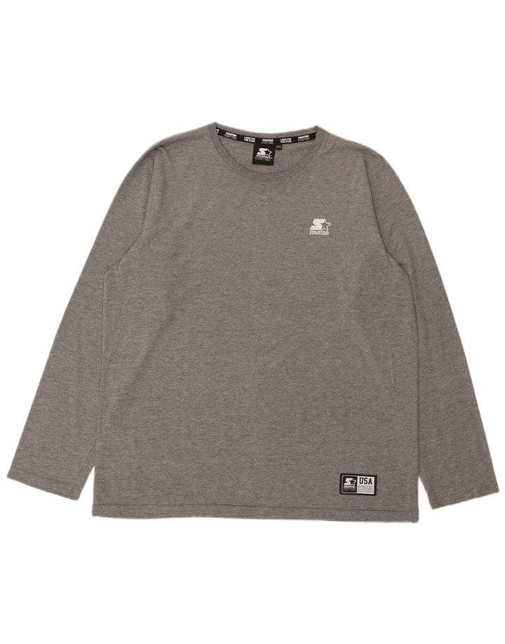 Starter T-shirt à manches longues pour femme UK 21 2XL Gris