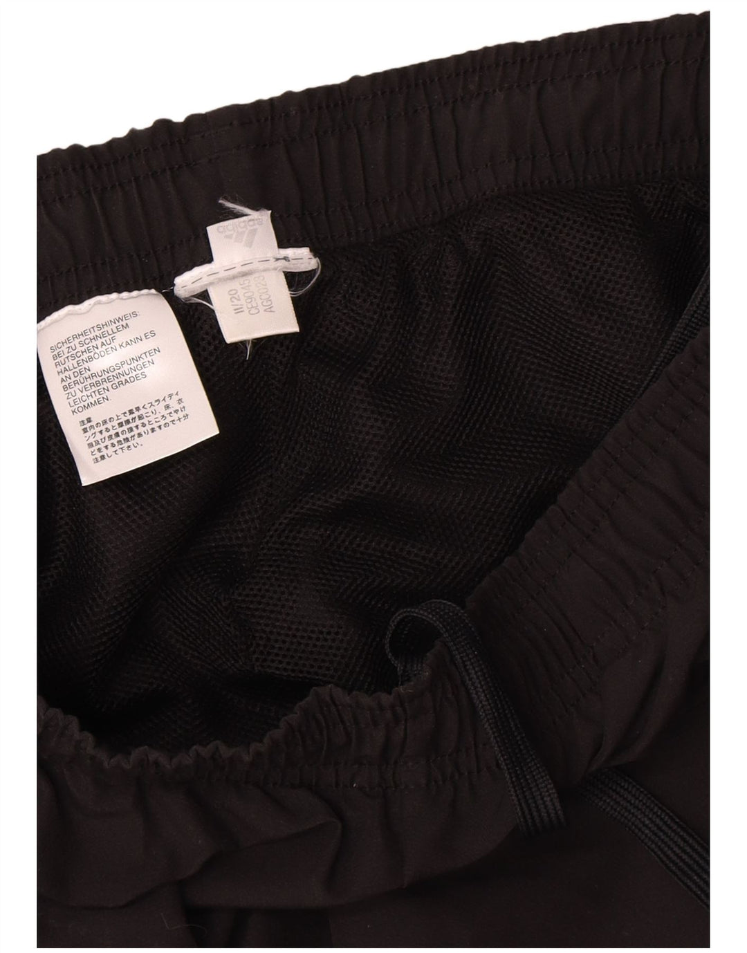 Adidas Pantalon de survêtement pour homme Noir moyen Polyester colour block