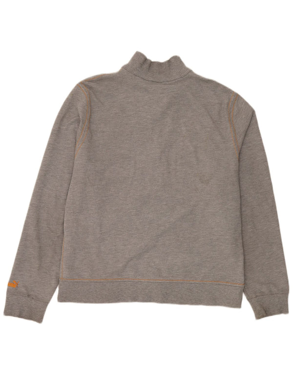 Puma Veste de survêtement pour homme Taille L Gris Polyester