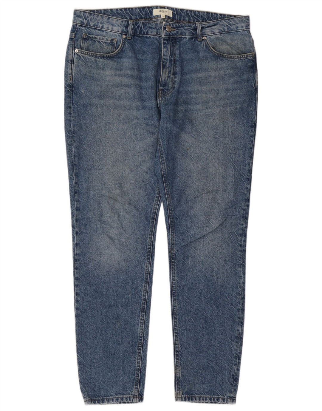REISS Jean Slim Homme W36 L30 Bleu Coton