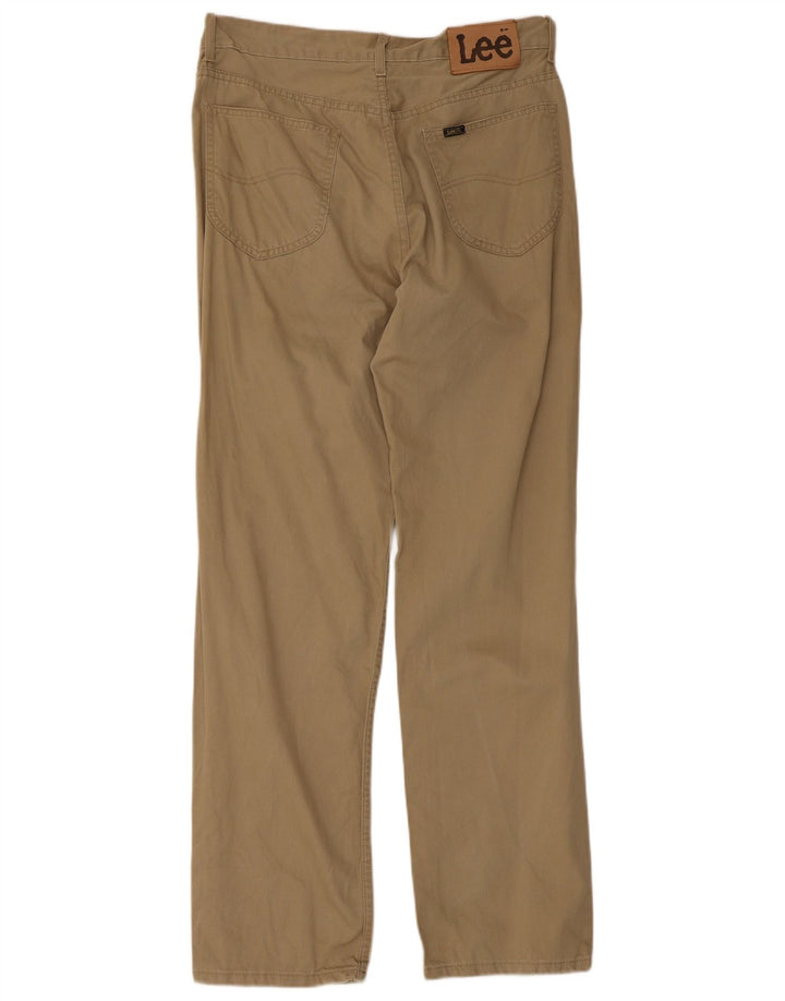 Lee Pantalon décontracté pour homme W34 L32 Coton beige