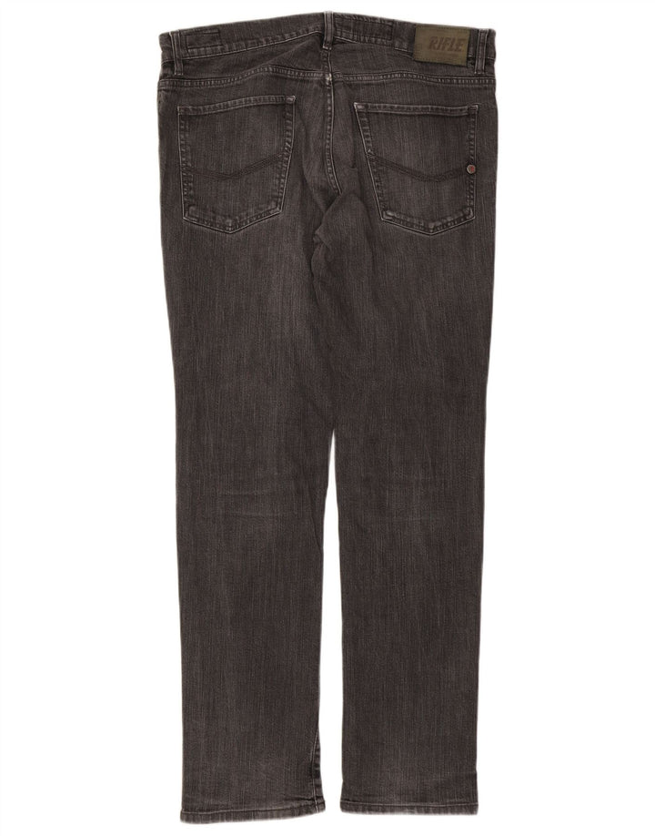 Rifle Jean Slim Homme IT 52 XL W38 L33 Gris Coton