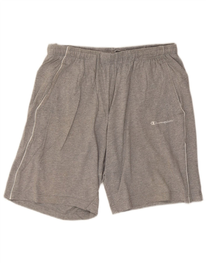 Champion Short de Sport Homme Grand Gris Moucheté