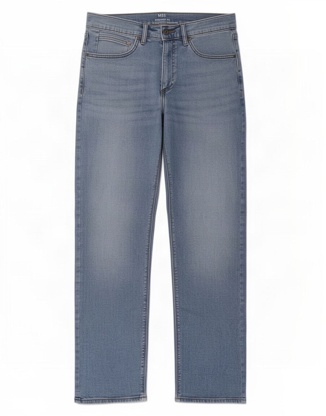 Marks & Spencer Jean droit homme W32 L31 bleu coton