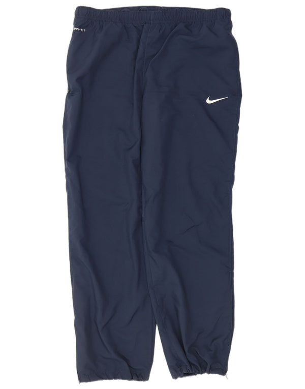 Nike Pantalon de survêtement Dri Fit pour homme XL Bleu marine Polyester