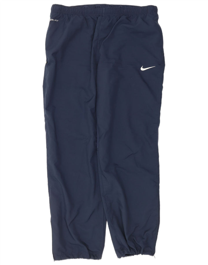 Nike Pantalon de survêtement Dri Fit pour homme XL Bleu marine Polyester