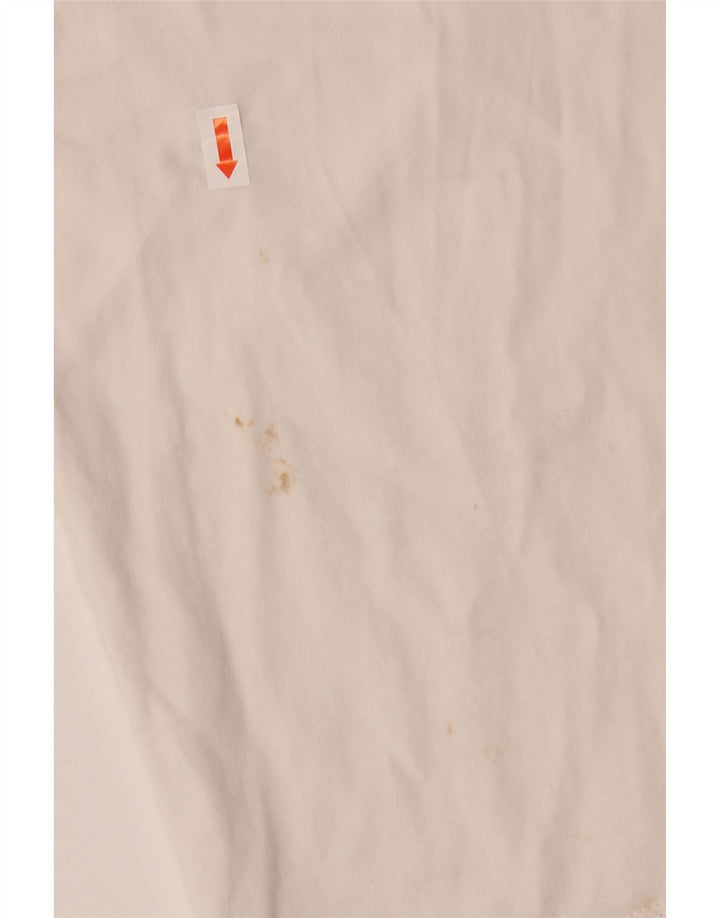 Timberland T-Shirt Graphique Homme Grand Blanc Coton