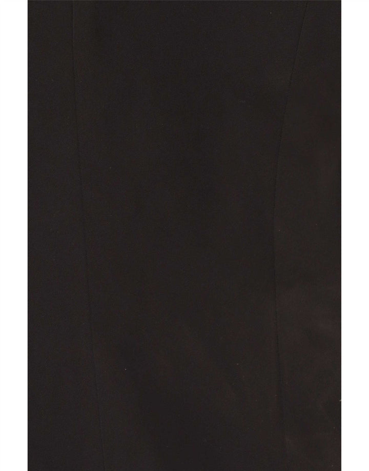 Ted Baker Veste blazer à 1 bouton pour femme Taille 3 Noir moyen Polyester