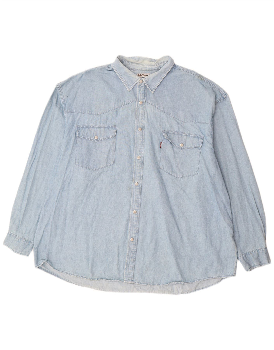 JOHN BANER Chemise en Jean Homme 3XL Bleu Coton