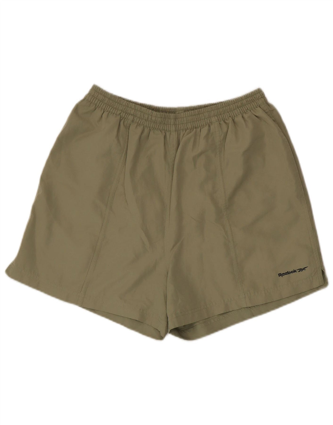 Reebok Short de Bain Homme Kaki Moyen