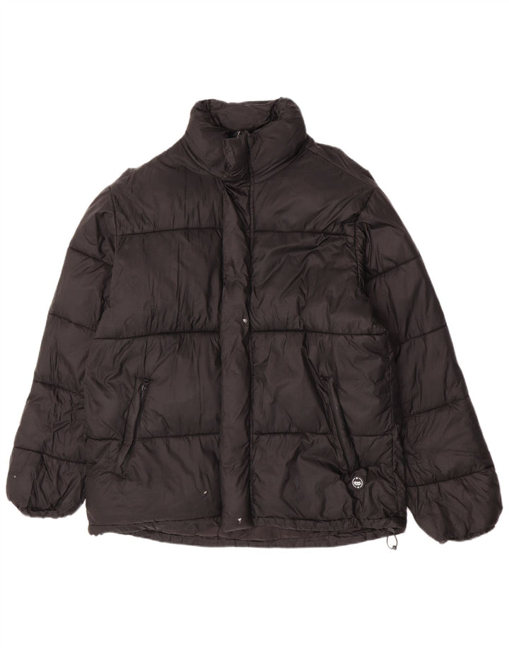 Zara Veste matelassée homme UK 38 Medium Noir Polyamide