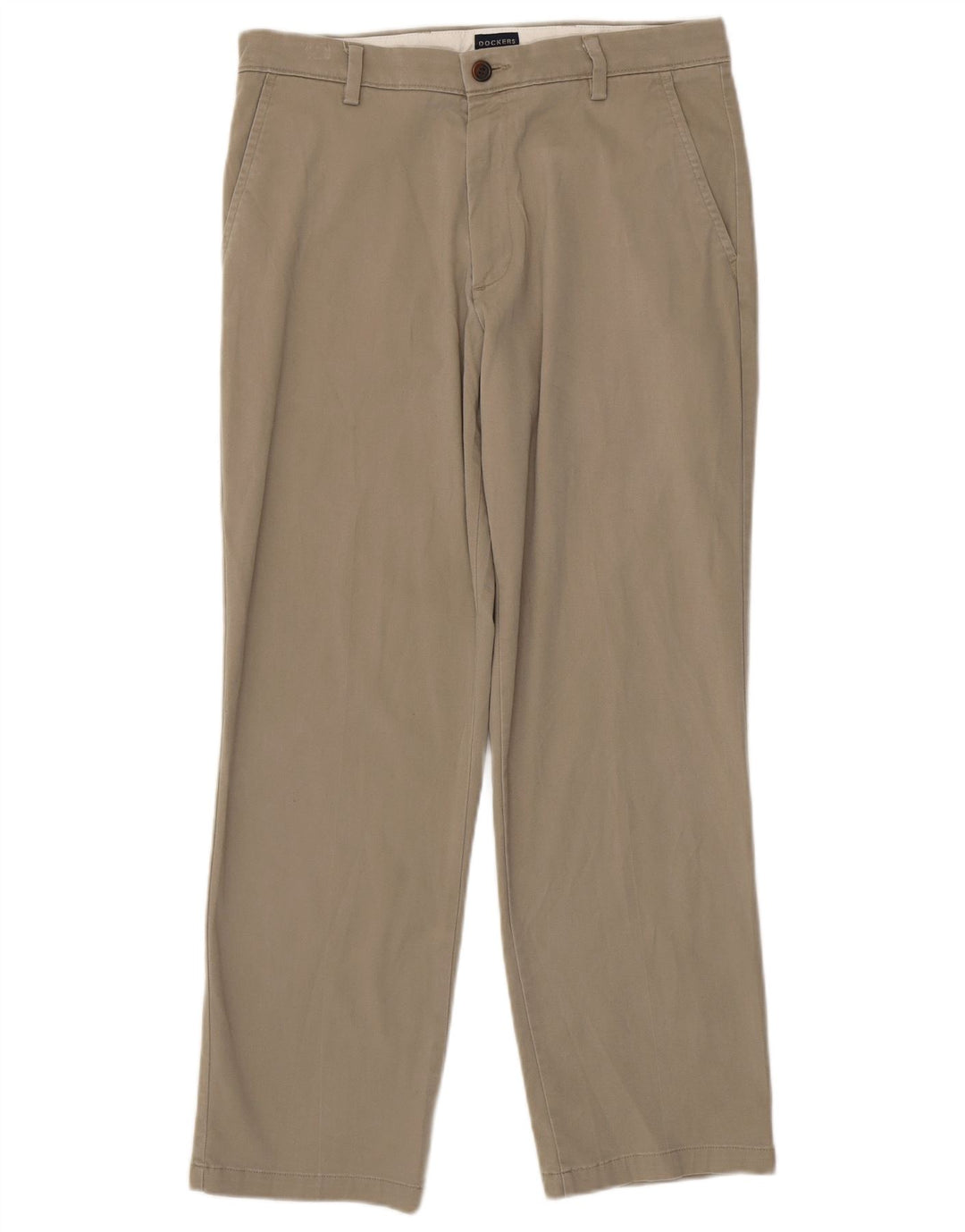 DOCKERS Pantalon Chino Coupe Classique Homme W32 L30 Coton Beige