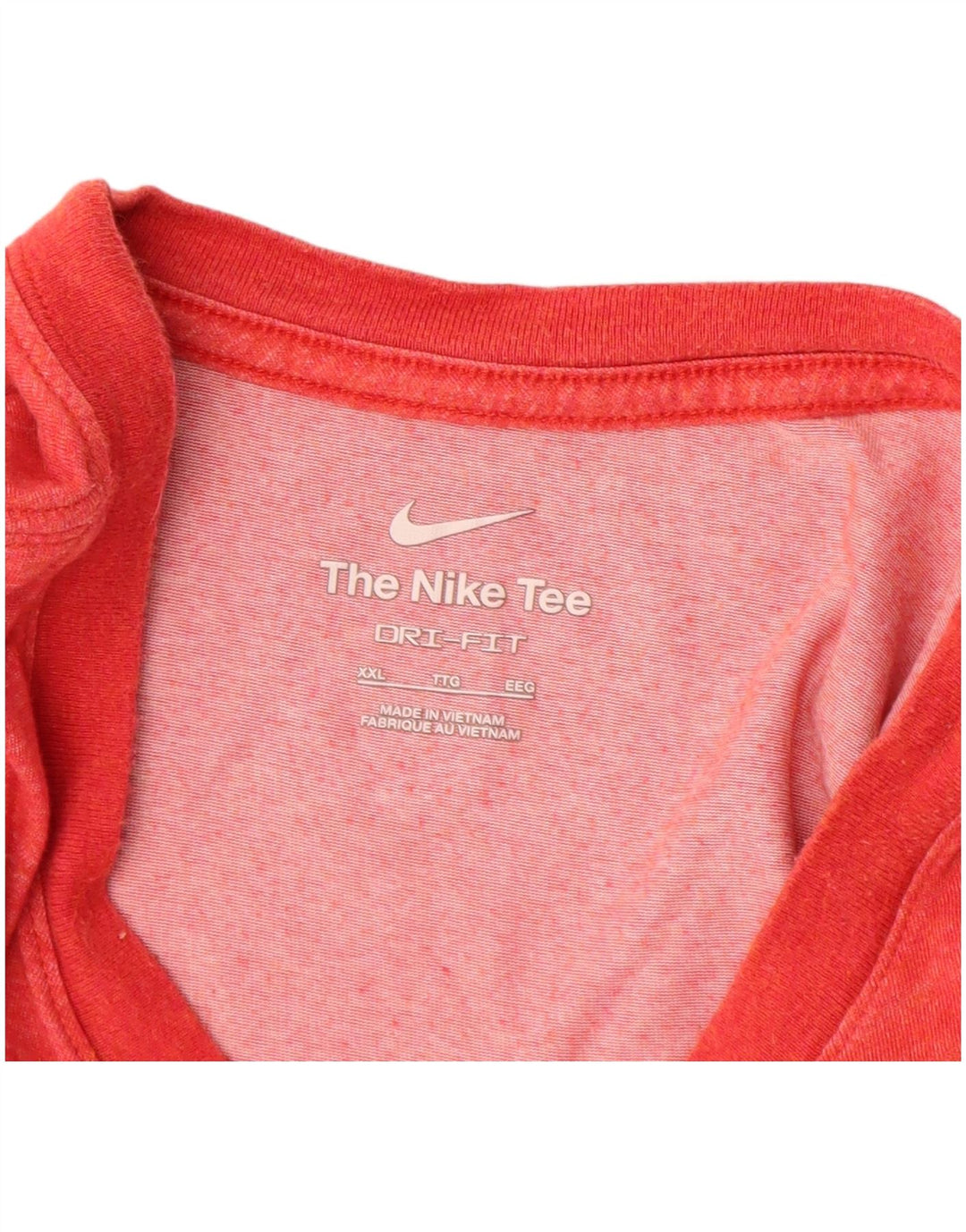NIKE T-shirt Dri Fit pour homme en coton rouge 2XL